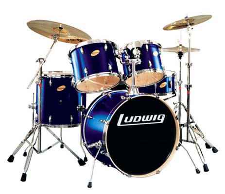Ludwig Accent 5 Piece Drum Set