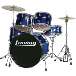Ludwig Accent Combo Drum Set Blue